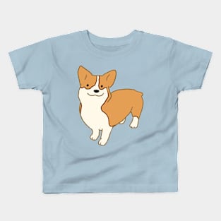 Corgi  illustration Kids T-Shirt